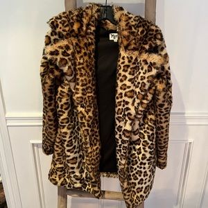 Show Me Your Mumu Leopard Coat